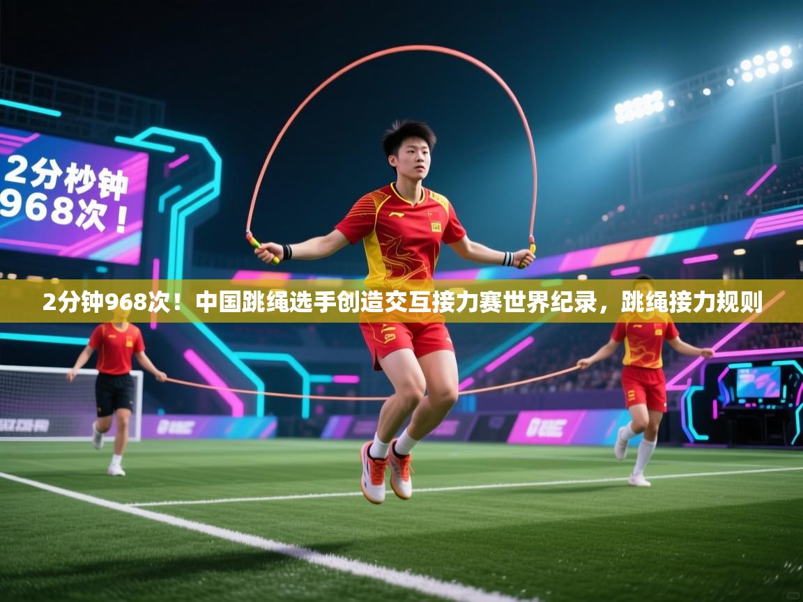 2分钟968次!中国跳绳选手创造交互接力赛世界纪录,跳绳接力规则 第1张