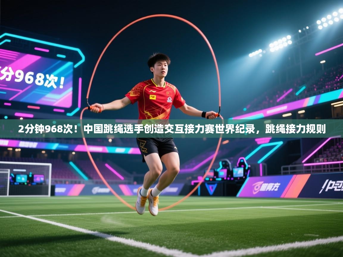 2分钟968次!中国跳绳选手创造交互接力赛世界纪录,跳绳接力规则 第2张