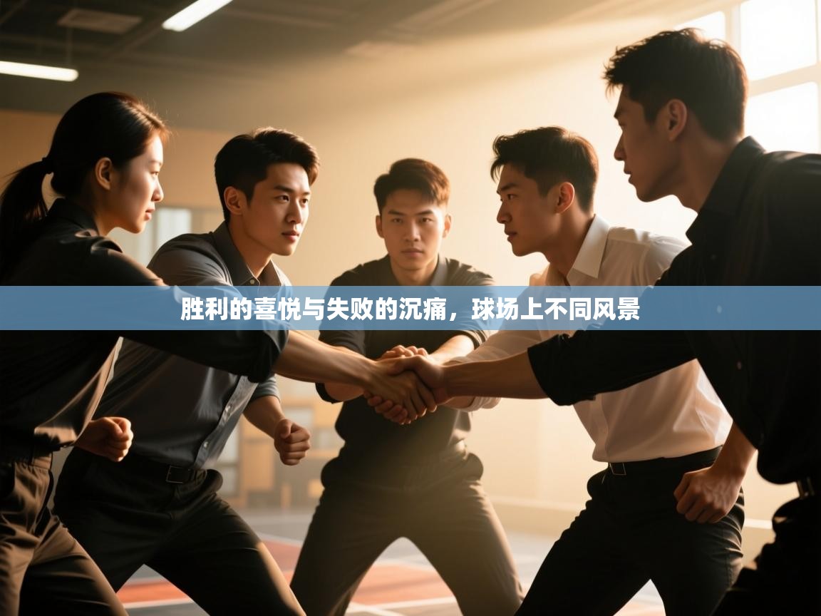 胜利的喜悦与失败的沉痛，球场上不同风景  第1张