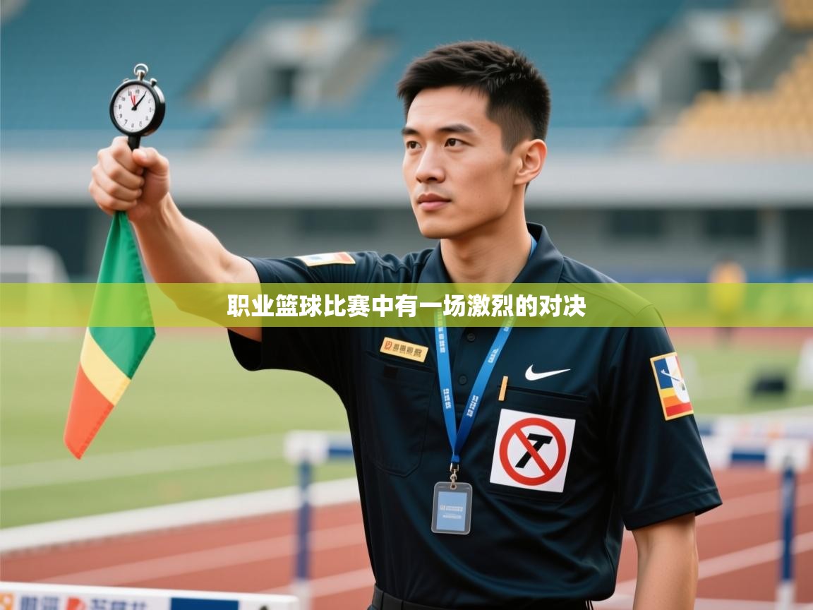 职业篮球比赛中有一场激烈的对决